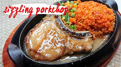 sizzling porkchop with rice|Trincas' Sizzling Pork Chops—detailed recipe with video .